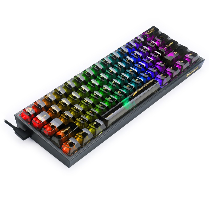 Tipkovnica RedRagon FIZZ K617CTB-RGB, črna
