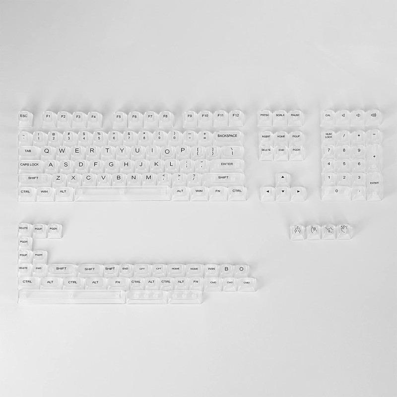 Tipke za tipkovnico - REDRAGON CRYSTAL A135 KEYCAPS - 147 kos