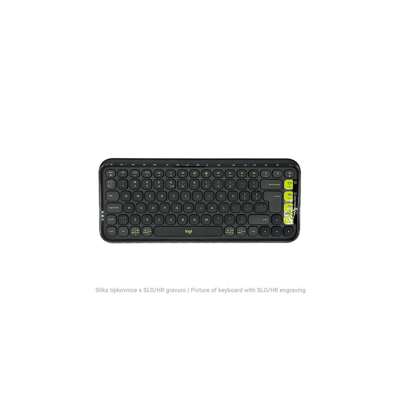 Komplet tipkovnice in miške Logitech POP Icon Combo, grafitna, SLO g.