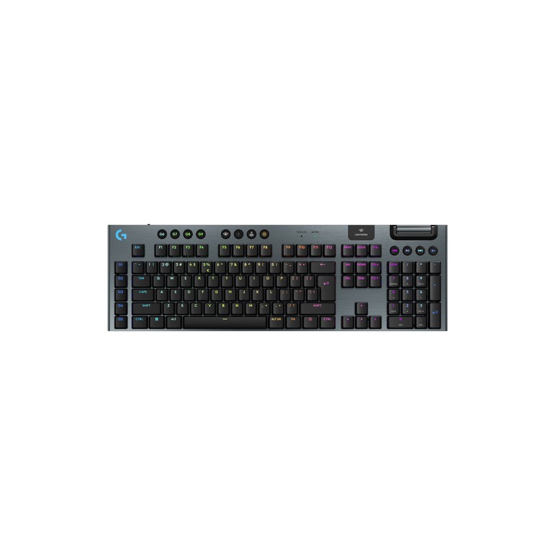 Tipkovnica Logitech G915 X LIGHTSPEED, GL Tactile, črna, SLO g.