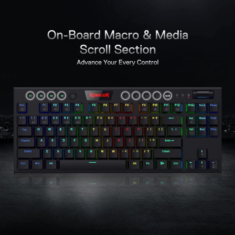 Tipkovnica REDRAGON HORUS TKL PRO K621RGB-PRO