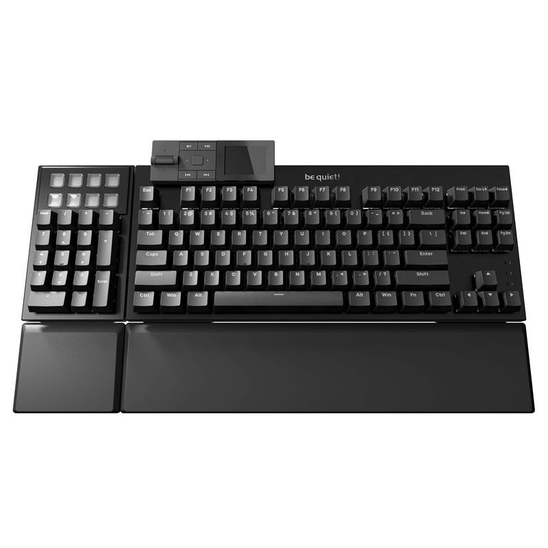 Tipkovnica BE QUIET! Dark Mount Silent Tactile (BT002UK), črna