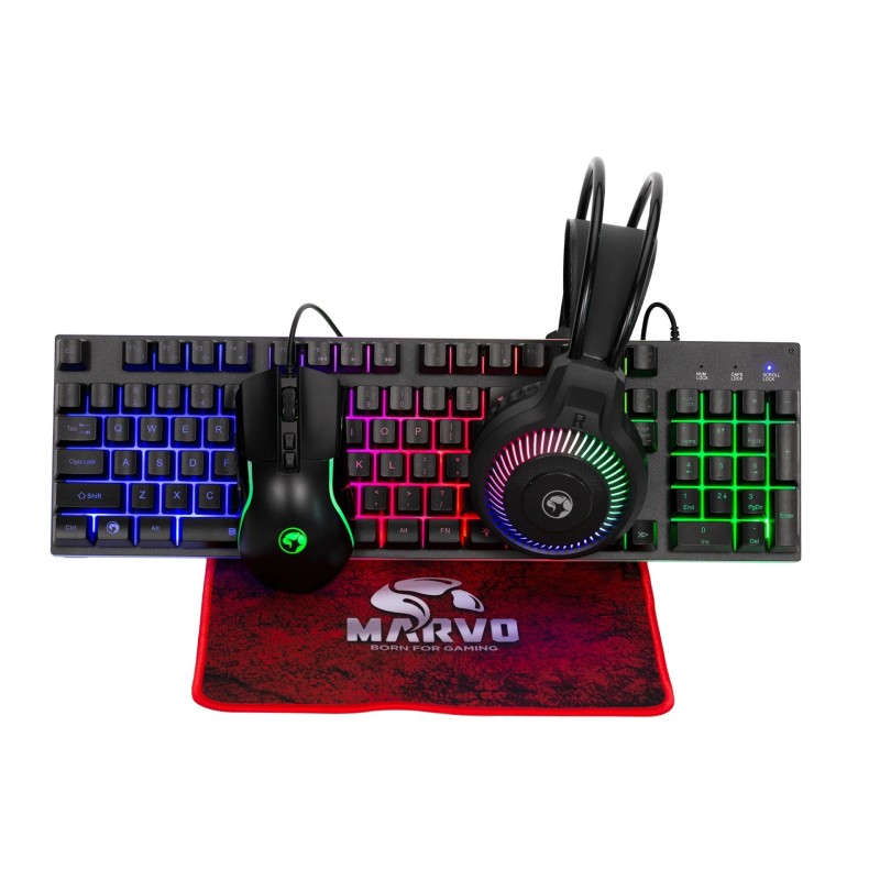 Komplet (4v1) MARVO CM416 COMBO SET, SLO g., črna