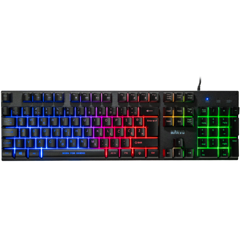 Komplet (4v1) MARVO CM416 COMBO SET, SLO g., črna