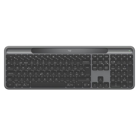 Tipkovnica Logitech K980 Signature Slim Solar+, SLO g., siva