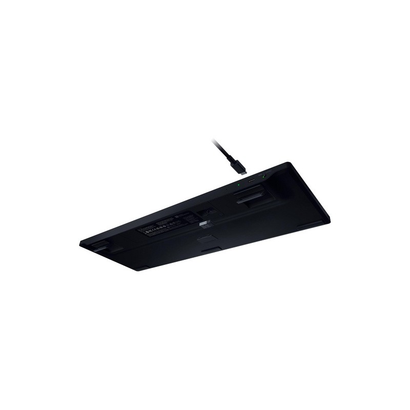 Tipkovnica Razer BlackWidow V4 Low-profile HyperSpeed, zelena stikala, US SLO g.