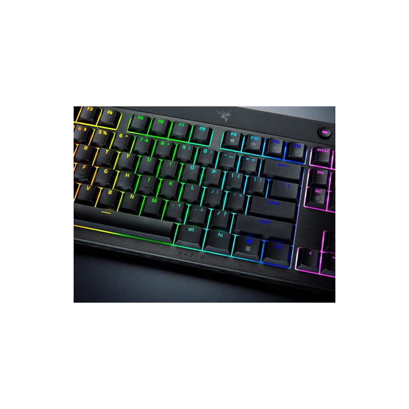 Tipkovnica Razer BlackWidow V4 Low-profile HyperSpeed, rumena stikala, US SLO g.