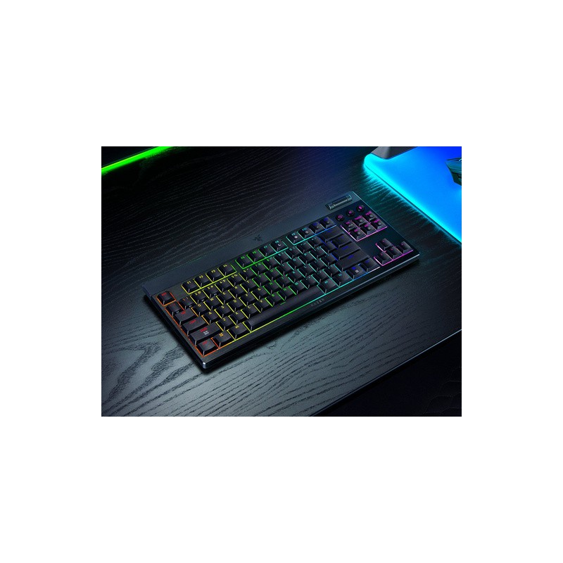 Tipkovnica Razer BlackWidow V4 TKL HyperSpeed, rumena stikala, US SLO g.