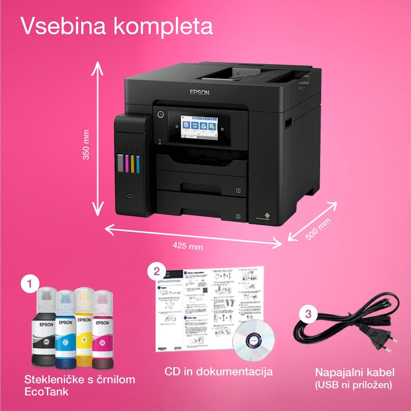 Multifunkcijski brizgalni tiskalnik EPSON EcoTank ITS L6570