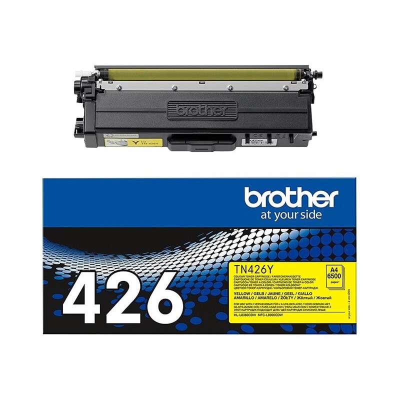 Toner BROTHER TN426Y Toner Cartridge Yellow Super High Capacity 6.500 pages