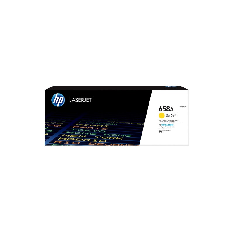 Toner HP 658A Yellow LaserJet Toner Cartridge