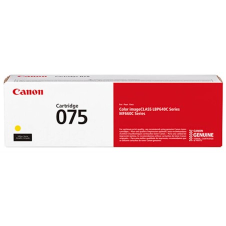Toner Canon CRG-075Y, rumen