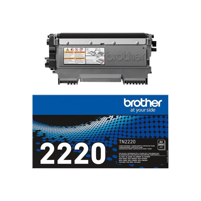 Toner Brother TN-2220, črn