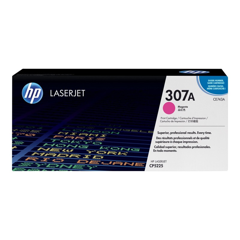 Toner HP CE743A, magenta