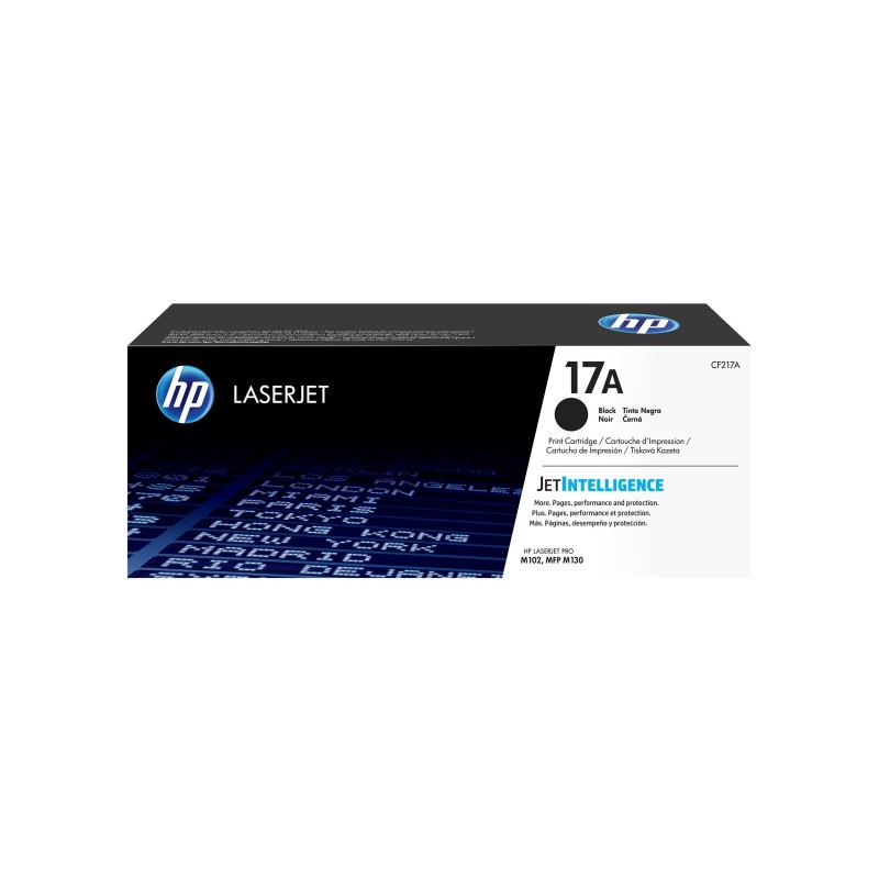 Toner HP 17A, črn, 1600 strani, CF217A