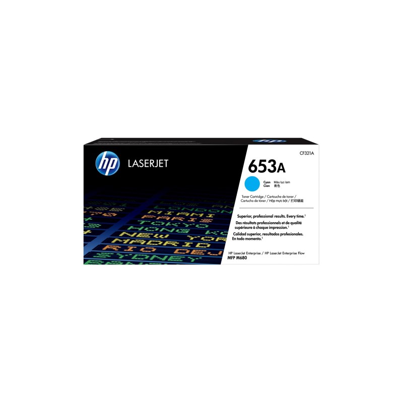 Toner HP 653A (CF321A), cyan