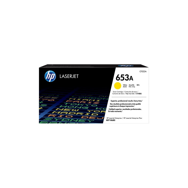 Toner HP 653A (CF322A), yellow