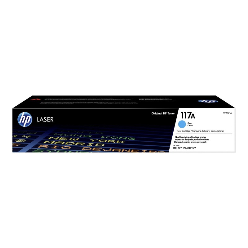 Toner HP 117A cyan, W2071A