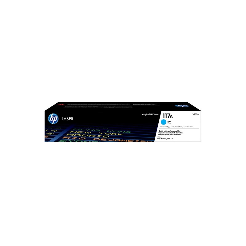 Toner HP 117A cyan, W2071A