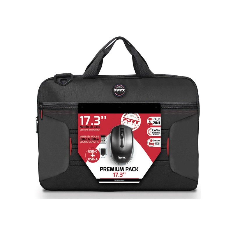 Torbica PORT Premium Pack 17,3 + WL miška