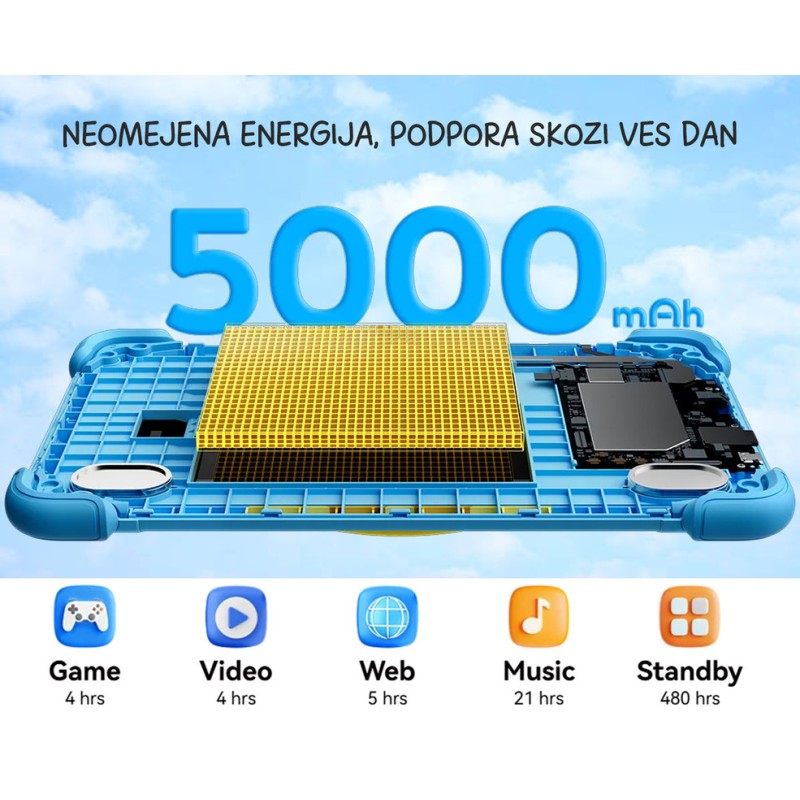 Tablični računalnik Blackview LINK 1 KIDS, 4GB, 64GB, moder