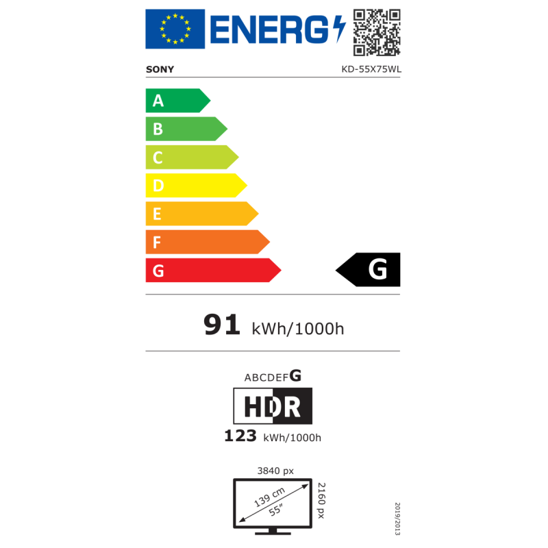 LED TV 55 SONY KD55X75WLPAEP