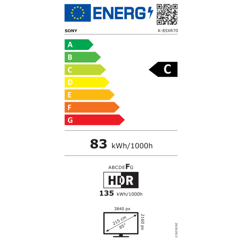 Televizor SONY K85XR70PAEP BRAVIA 7