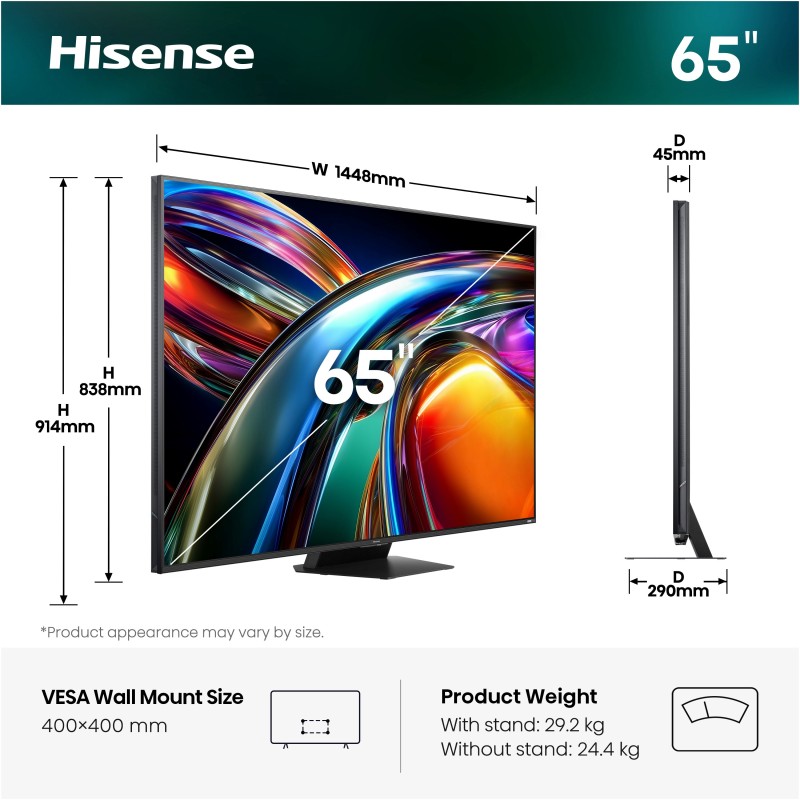 Televizor HiSense 65UR9S