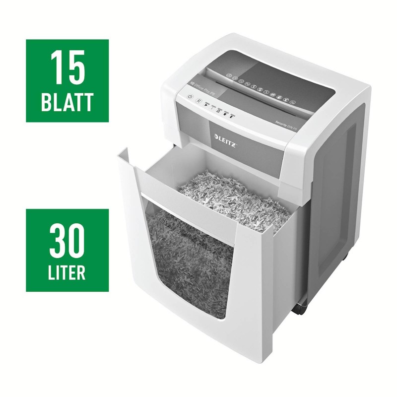 Uničevalec dokumentov leitz iq office pro 2x15 15-listni p5 80050000