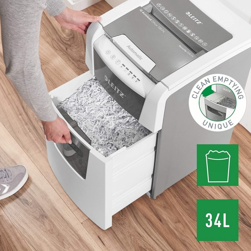 Uničevalec dokumentov leitz iq autofeed 100 4x30 p4 80110000