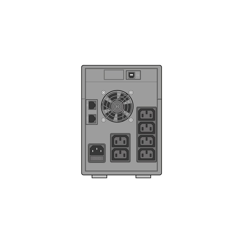 UPS Socomec Netys PE, 1500VA, 900W, LCD