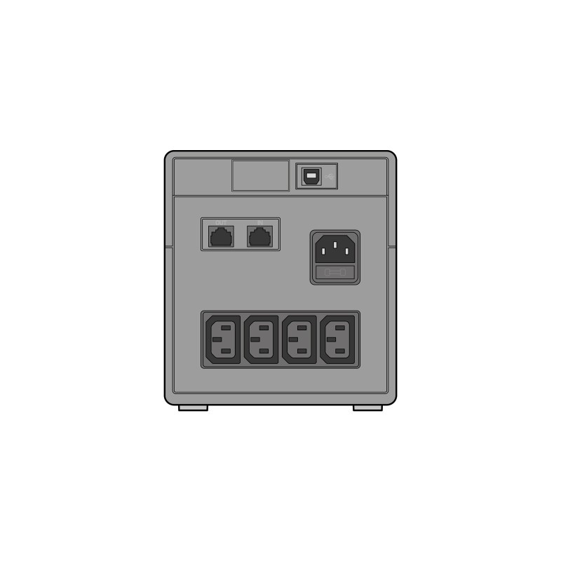 UPS Socomec NPR-1000-MT, 1000VA, 700W