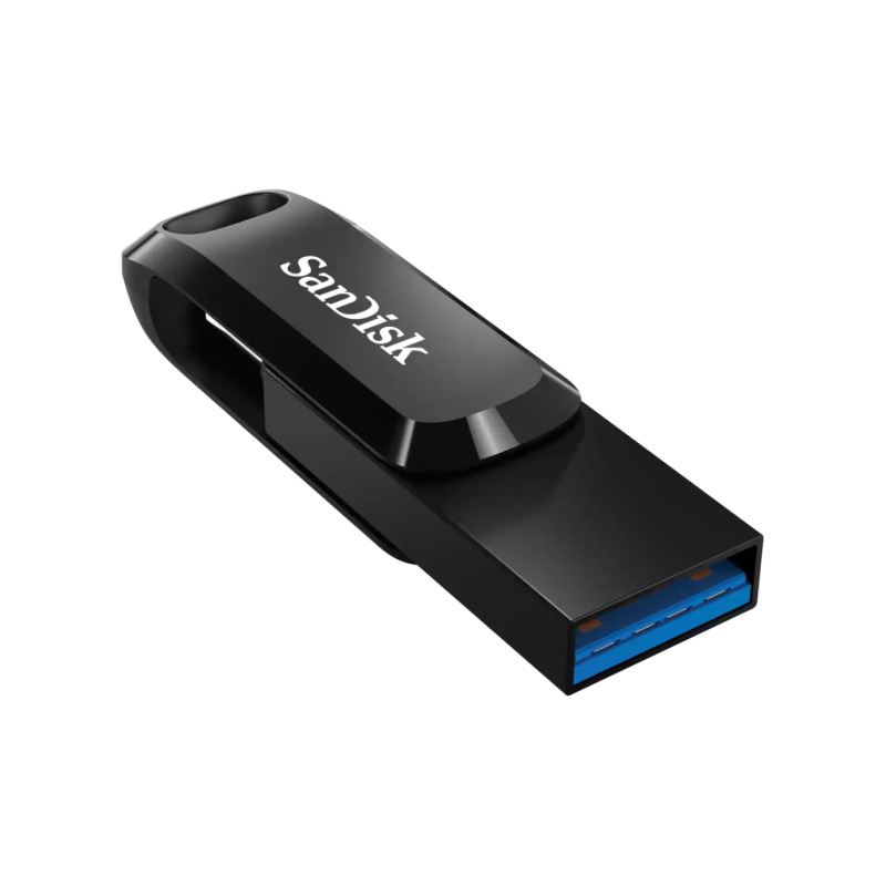 USB ključek 64GB SanDisk Ultra Dual GO, črn