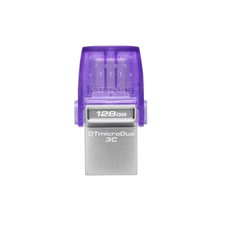 USB C & USB DISK Kingston 128GB DT microDuo3G3, 3.2 Gen1, OTG