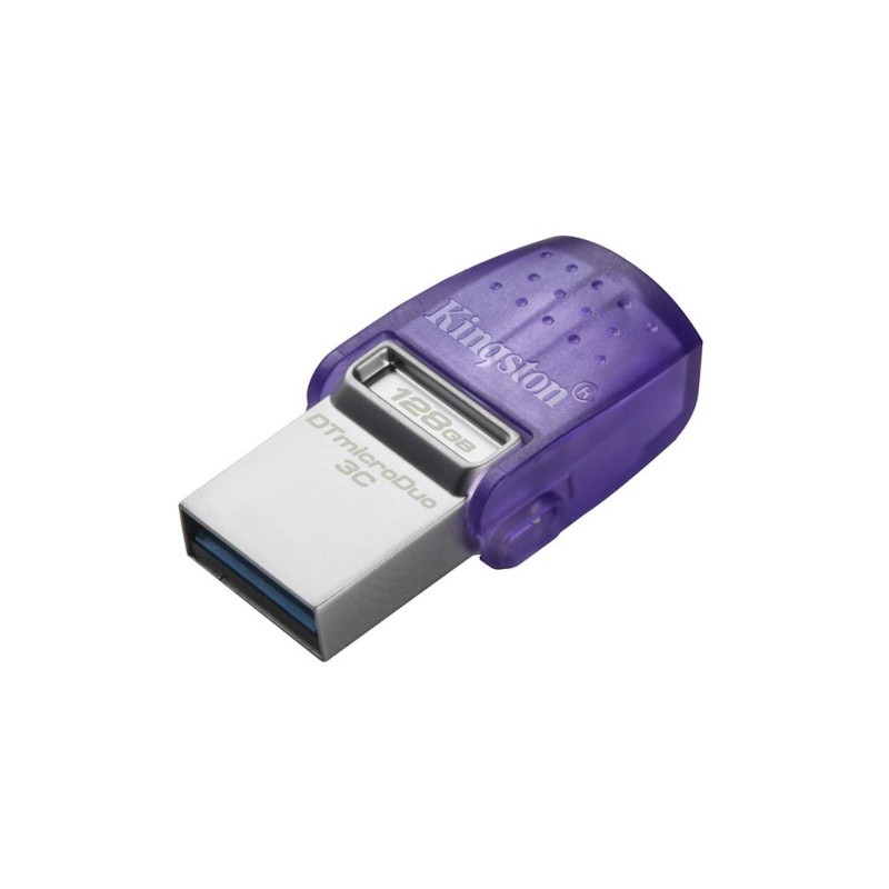 USB C & USB DISK Kingston 128GB DT microDuo3G3, 3.2 Gen1, OTG