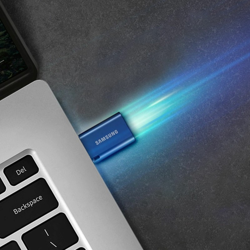 USB ključek SAMSUNG USB stick Type-C 256GB USB 3.1 Read upto 400MB/s Blue