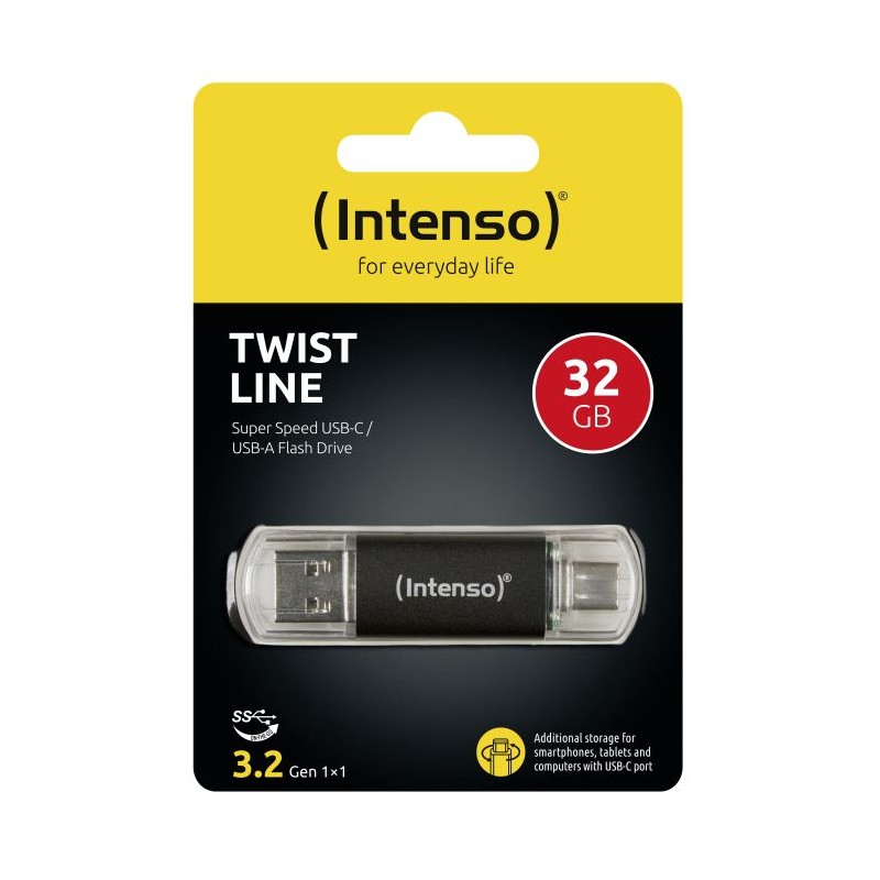 USB ključek  Intenso 32GB Twist Line USB 3.2 / USB-C, 3539480
