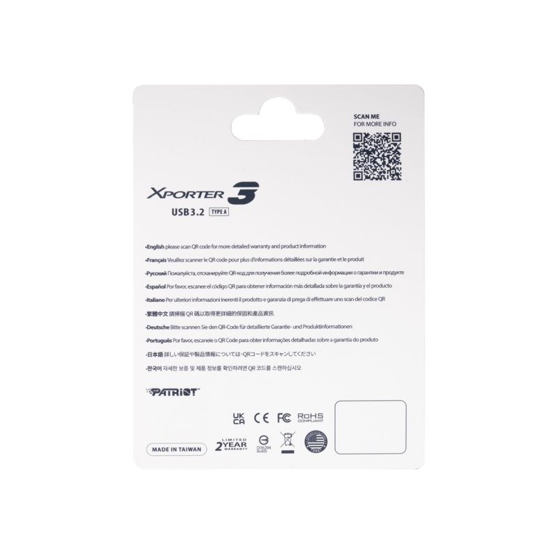 USB ključek 256GB Patriot Xporter 3, PSF256GX3B3U