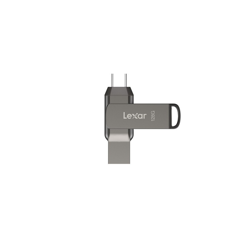 USB ključek 128GB Lexar JumpDrive Dual Drive D400, USB-C 3.1