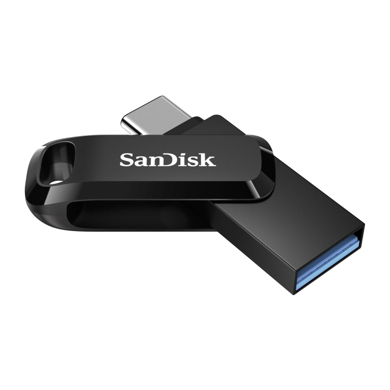 USB kjuč 1TB SanDisk Ultra Dual GO, USB 3.2, črn