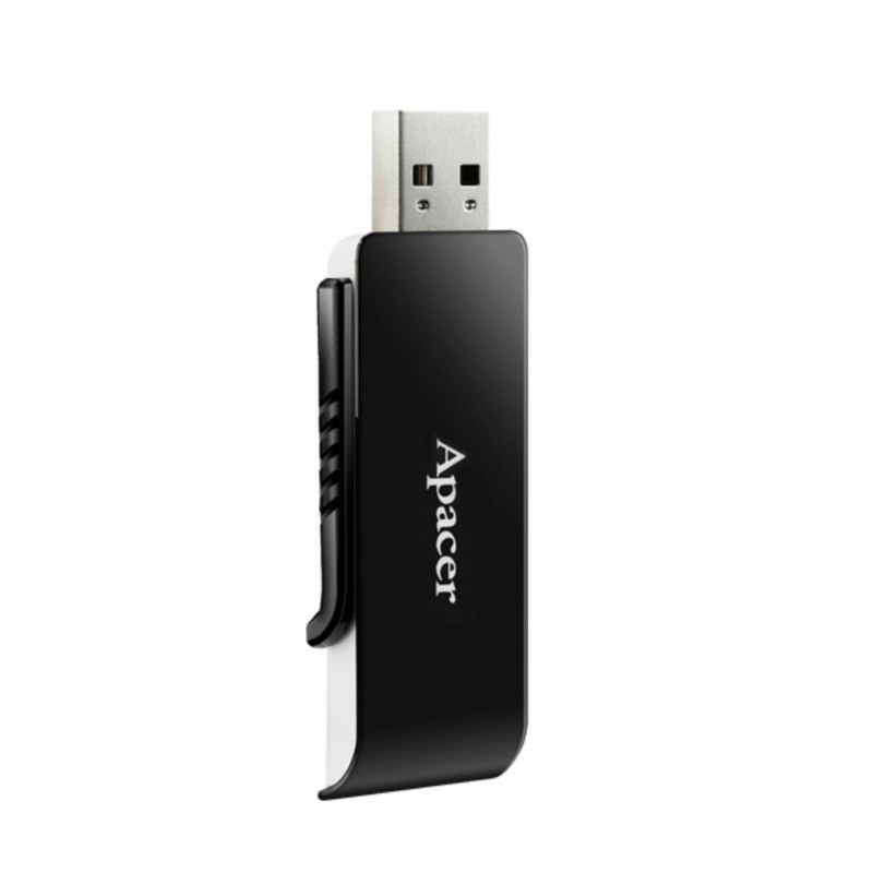 USB ključek 128GB APACER AH350 črno/bel