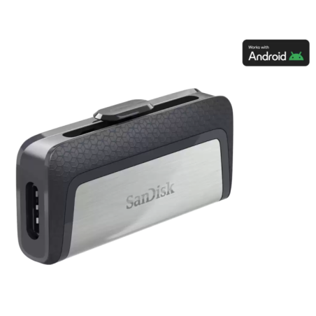 USB ključek 32GB SANDISK ULTRA DUAL, srebrno-črn (SDDDC2-032G-G46)