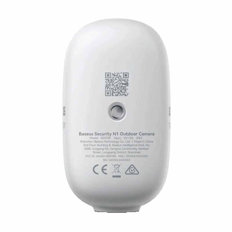 IP kamera Baseus N1 2K, 3.0MP, zunanja, vgrajen akumulator
