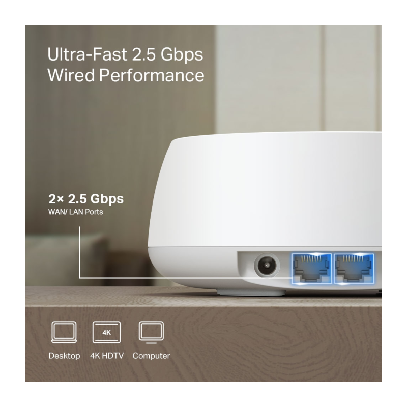 Usmerjevalnik (router) TP-LINK Deco BE25 (2-pack) BE3600, Wi-Fi 7