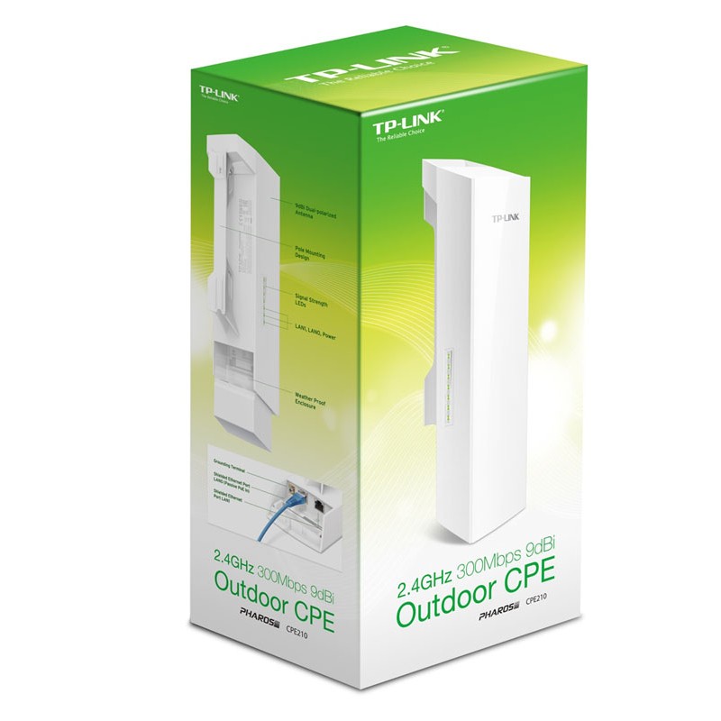 Zunanja usmerjena dostopna točka TP-LINK CPE210 2.4GHz N300 9dBi