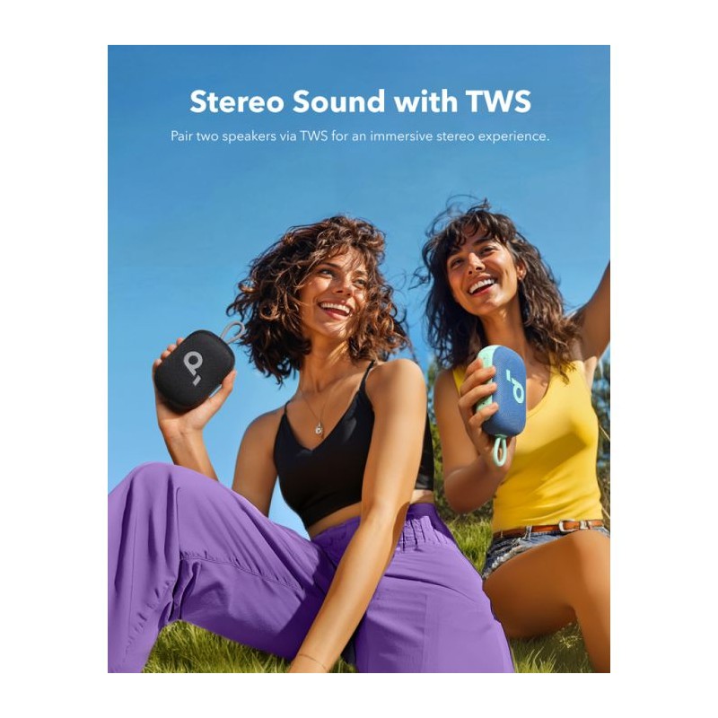 Prenosni zvočnik Anker Soundcore Select 4 GO, belo-rdeč