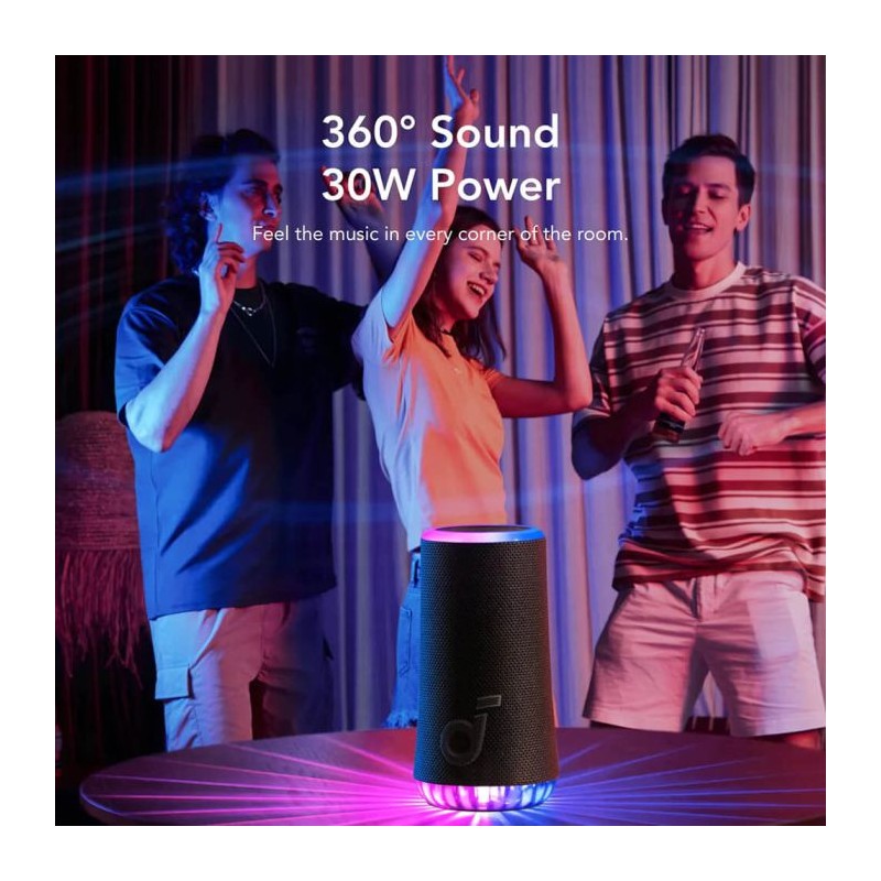 Prenosni zvočnik Anker Soundcore Glow, moder