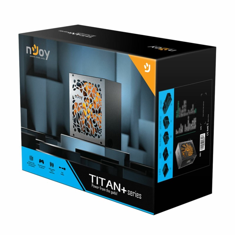 Napajalnik nJoy Titan+, 550W, 80 Plus Bronze