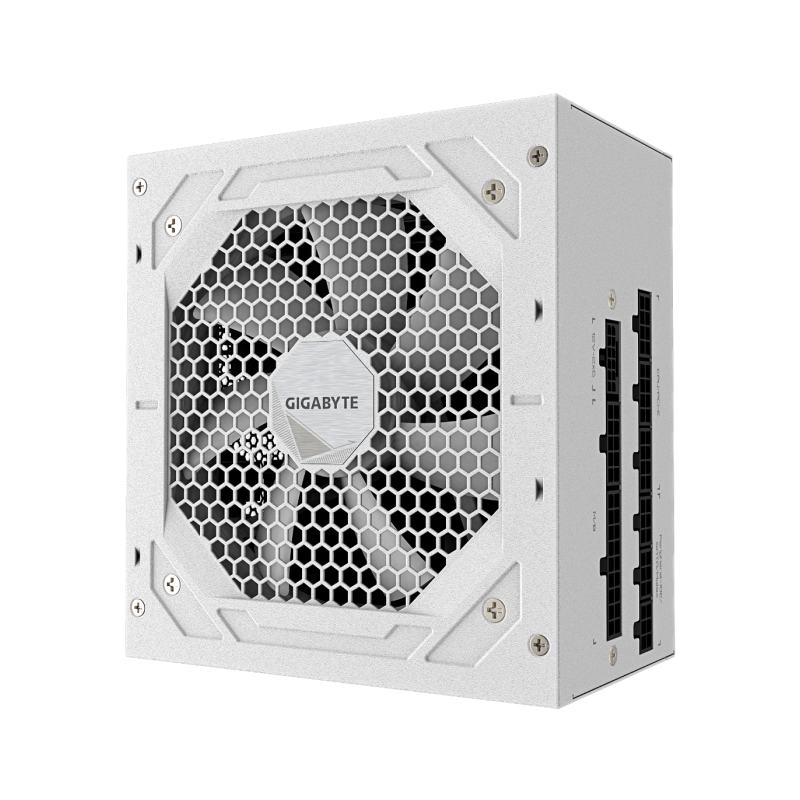 Napajalnik Gigabyte UD1000GM PG5 V2 ICE, 1000W, 80 Plus Gold, modularni, bel
