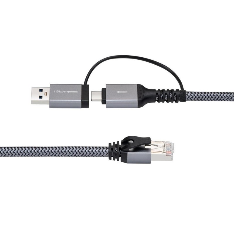 Kabel MicroConnect RJ45 - USB-A/C, 3m